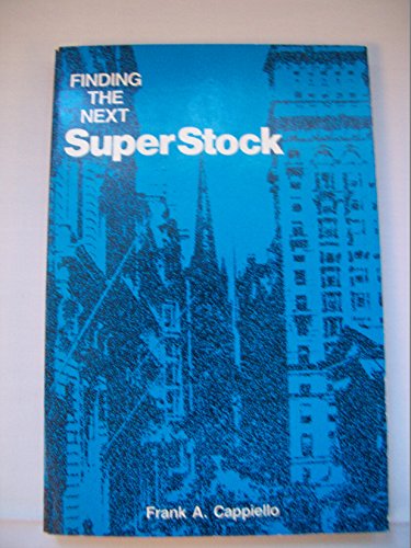 Beispielbild fr Finding the Next Super Stock zum Verkauf von Wonder Book