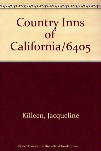 Imagen de archivo de Country Inns of California a la venta por Ken's Book Haven