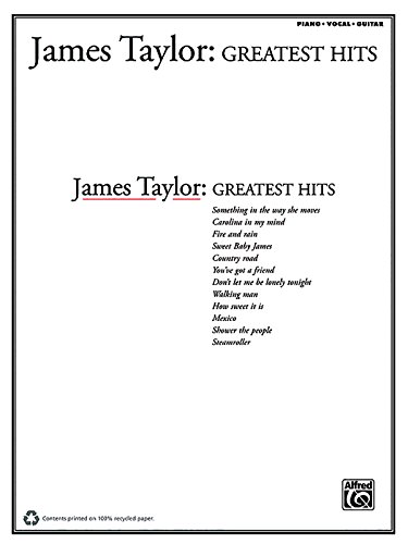 9780897241649: James taylor: greatest hits piano, voix, guitare