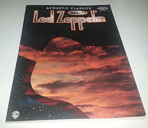 9780897245890: Partition : Led Zeppelin Acoustic Classics Guit Tab 1