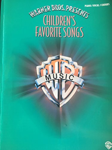 Imagen de archivo de Warner Bros. Presents Children's Favorite Songs: Piano/Vocal/Chords a la venta por Wonder Book