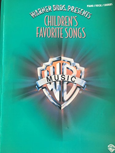 Stock image for Warner Bros. Presents Children's Favorite Songs: Piano/Vocal/Chords for sale by Wonder Book