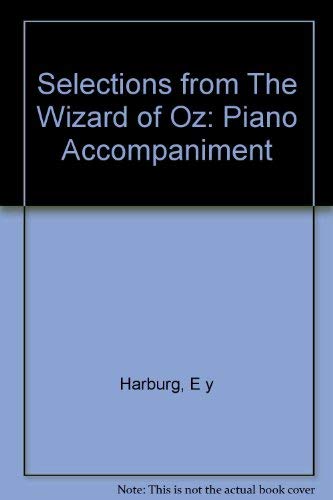 9780897246804: Piano Accompaniment (Selections from "The Wizard of Oz")