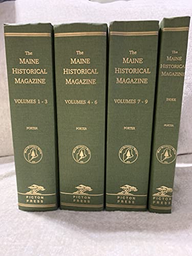 Stock image for The Bangor Historical Magazine Later The Maine Historical Magazine 1885-1894 [ Volumes 1-9 Plus Index In Four Volumes] for sale by Willis Monie-Books, ABAA