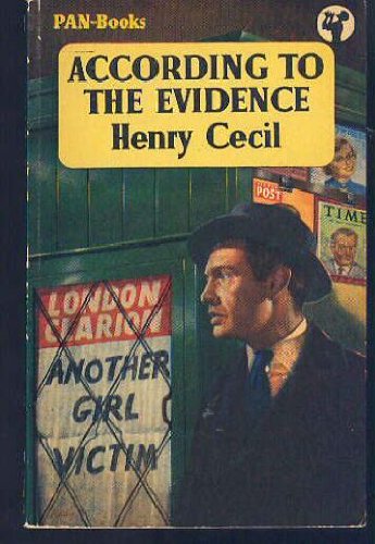 9780897332958: According To The Evidence (Henry Cecil Mysteries)