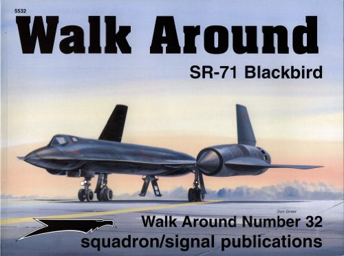 WALK AROUND SR-71 BLACKBIRD NUMBER 32 ***FRONT COVER AN SR-71A (61-7980)***