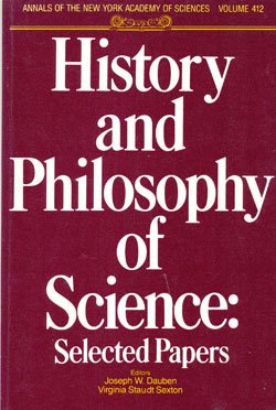Stock image for History and philosophy of science: Selected papers (Annals of the New York Academy of Sciences) for sale by Midtown Scholar Bookstore