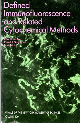 Imagen de archivo de Defined immunofluorescence and related cytochemical methods (Annals of the New York Academy of Sciences) a la venta por ThriftBooks-Dallas