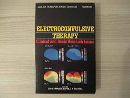 Imagen de archivo de Electroconvulsive Therapy: Clinical and Basic Research Issues a la venta por West With The Night