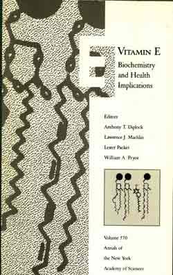 Imagen de archivo de Vitamin E: Biochemistry and Health Implications (Annals of the New York Academy of Sciences 570) a la venta por Wonder Book