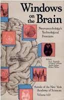 Imagen de archivo de Windows on the brain: Neuropsychology's technological frontiers (Annals of the New York Academy of Sciences) a la venta por Book House in Dinkytown, IOBA