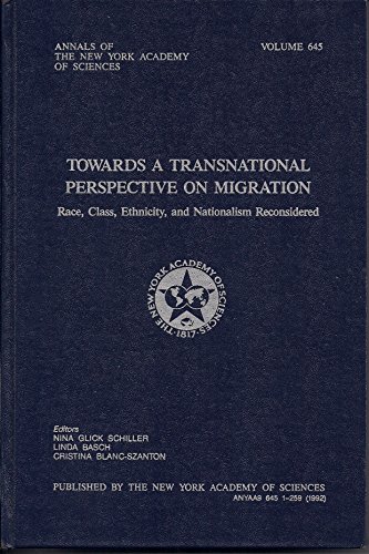 9780897667036: Towards a Transnational Perspective on Migration: Nationalism Reconsidered (Annals of the New York Academy of Sciences)