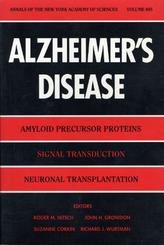 Stock image for Alzheimer's Disease. Amyloid Precursor Proteins, Signal Transduction, Neuronal Transplantation. for sale by Antiquariat Olaf Drescher