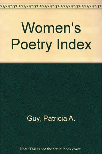 Stock image for Women's Poetry Index for sale by Better World Books