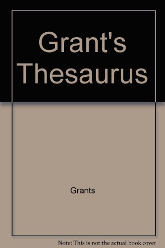 Beispielbild fr Grant's Thesaurus zum Verkauf von Anybook.com