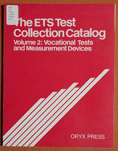 9780897744393: Vocational Tests and Measurement Devices (v. 2) (Educational Testing Service Test Collection Catalog)