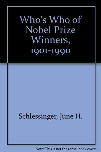 9780897745994: Who's Who of Nobel Prize Winners, 1901-1990