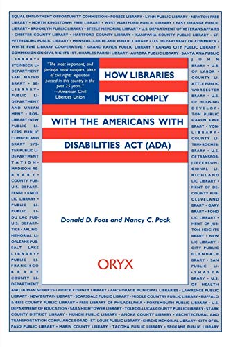 Stock image for How Libraries Must Comply with the Americans with Disabilities Act (ADA) for sale by Better World Books