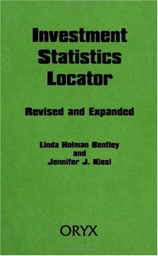 Stock image for Investment Statistics Locator. Revised and Expanded ed. for sale by Bingo Used Books