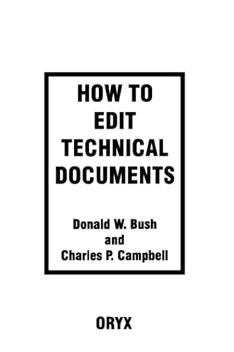 9780897749640: How to Edit Technical Documents: Workbook