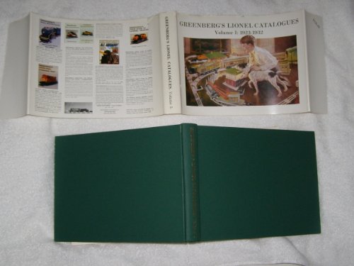 Greenberg's Lionel Catalogues: 1923-1932 (001) (9780897780117) by Greenberg, Bruce C.