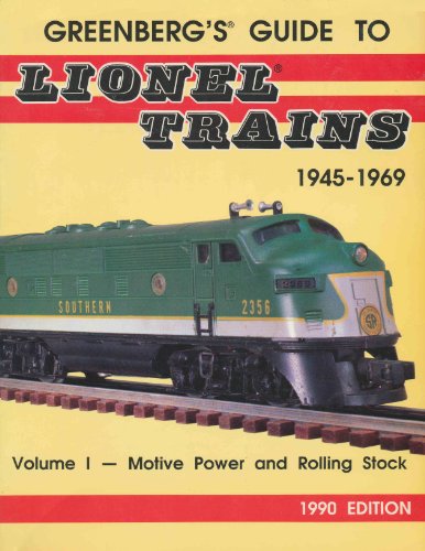 Imagen de archivo de Greenberg's Guide to Lionel Trains 1945-1969: Motive Power and Rolling Stock (001) a la venta por Front Cover Books