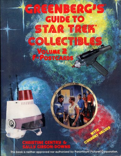 Imagen de archivo de Greenberg's Guide to Star Trek Collectibles: F-Postcards a la venta por Ergodebooks