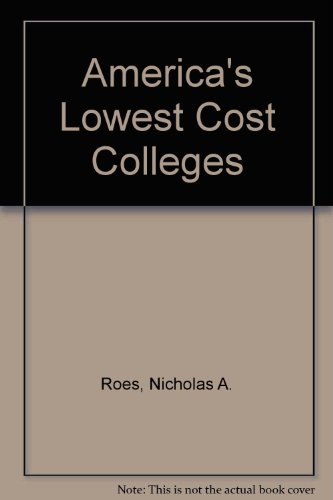 Stock image for America's Lowest Cost Colleges for sale by The Yard Sale Store