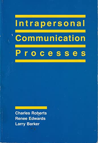 9780897873277: Intrapersonal Communication Processes