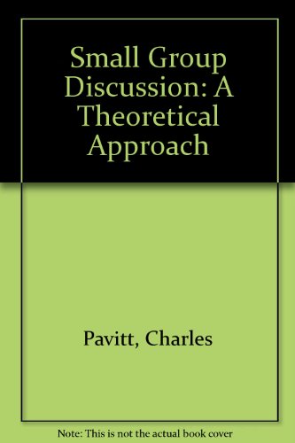 9780897873383: Small Group Discussion: A Theoretical Approach