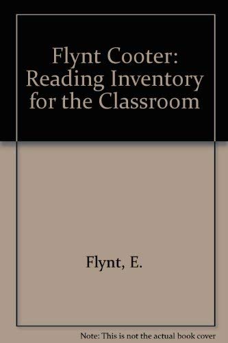 9780897875349: Flynt Cooter: Reading Inventory for the Classroom