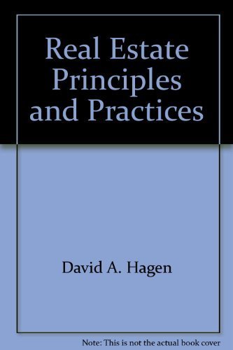 Real Estate Principles (9780897879095) by Ralph A.Palmer; David A. Hagen