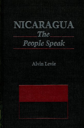 Beispielbild fr Nicaragua : The People Speak zum Verkauf von Better World Books