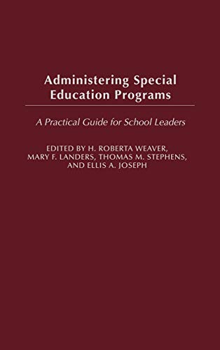 9780897898706: Administering Special Education Programs