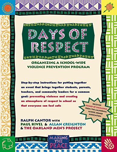 Imagen de archivo de Days of Respect: Organizing a Schoolwide Violence Prevention Program a la venta por Revaluation Books