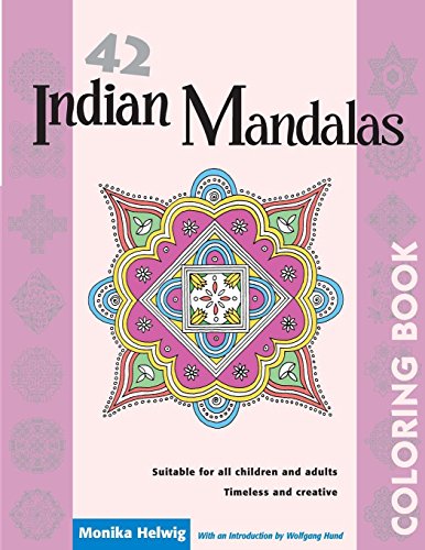 Stock image for 42 Indian Mandalas Coloring Book for sale by Wonder Book