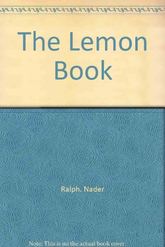 Imagen de archivo de The Lemon Book a la venta por Better World Books