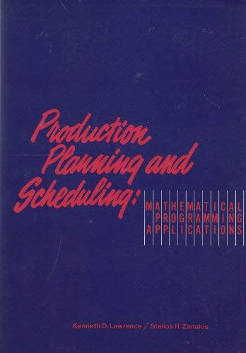 9780898060478: Production Planning and Scheduling: Mathematical Programming Applications