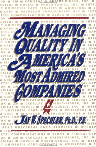 Stock image for Managing Quality in America's Most Admired Companies for sale by Kingship Books