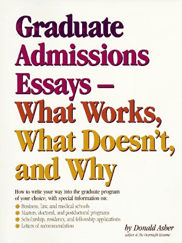 9780898154146: Graduate Essays: What Works, What Doesn't and Why