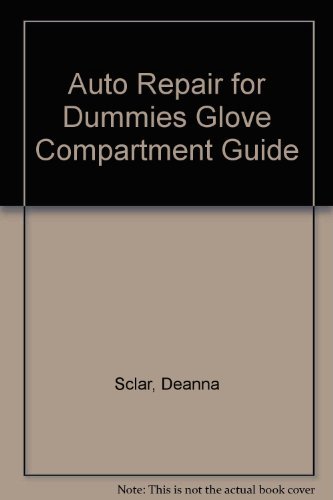 Stock image for Auto Repair for Dummies: Glove Compartment Guide for sale by Decluttr