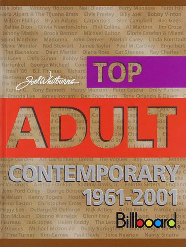 9780898201499: Top Adult Contemporary 1961-2001: Hardcover