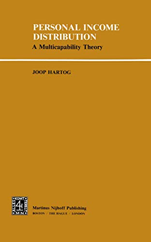 Beispielbild fr Personal Income Distribution : A Multicapability Theory zum Verkauf von Better World Books