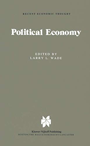 Stock image for Political Economy: Recent Views (Recent Economic Thought) for sale by Anybook.com