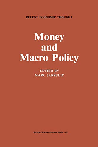 Imagen de archivo de Money and macro policy. (Recent economic thought series). Ex-Library. a la venta por Yushodo Co., Ltd.