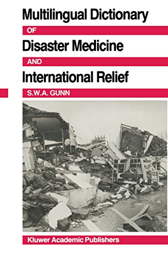 9780898384093: Multilingual Dictionary of Disaster Medicine and International Relief: English, Francais, Espanol