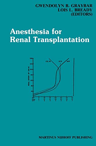 9780898388374: Anesthesia for Renal Transplantation: 14 (Developments in Critical Care Medicine and Anaesthesiology, 14)