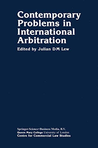 Beispielbild fr Contemporary Problems in International Arbitration zum Verkauf von Revaluation Books