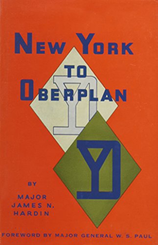 Stock image for New York to Oberplan for sale by ThriftBooks-Atlanta