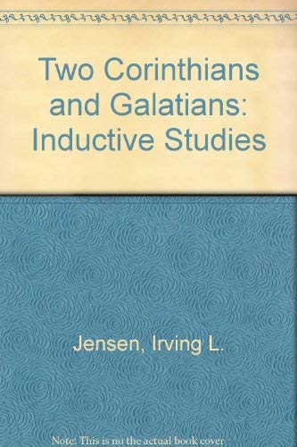 2 Corinthians and Galatians: Inductive Studies (9780898401646) by Jensen, Irving L.